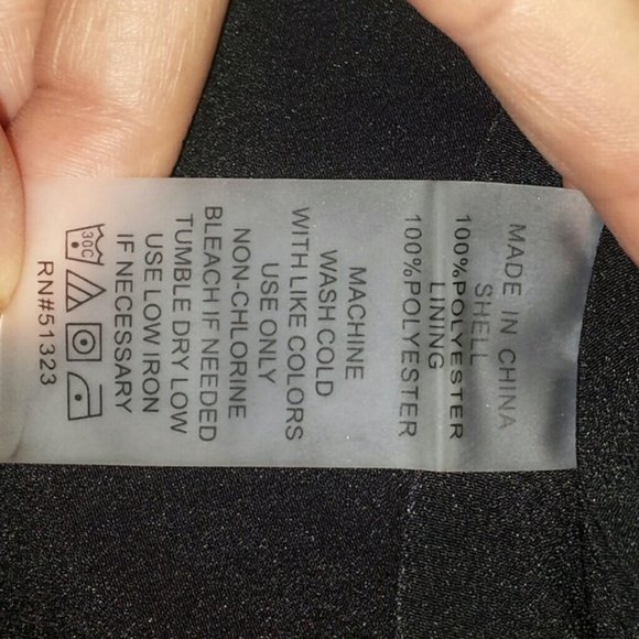 Vince Camuto Skirt NWT Black and White Dots size large - Picture 3 of 6